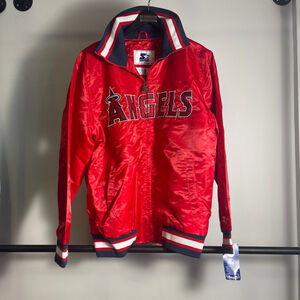 Starter Los Angeles Angels Baseball Jacket Size XL